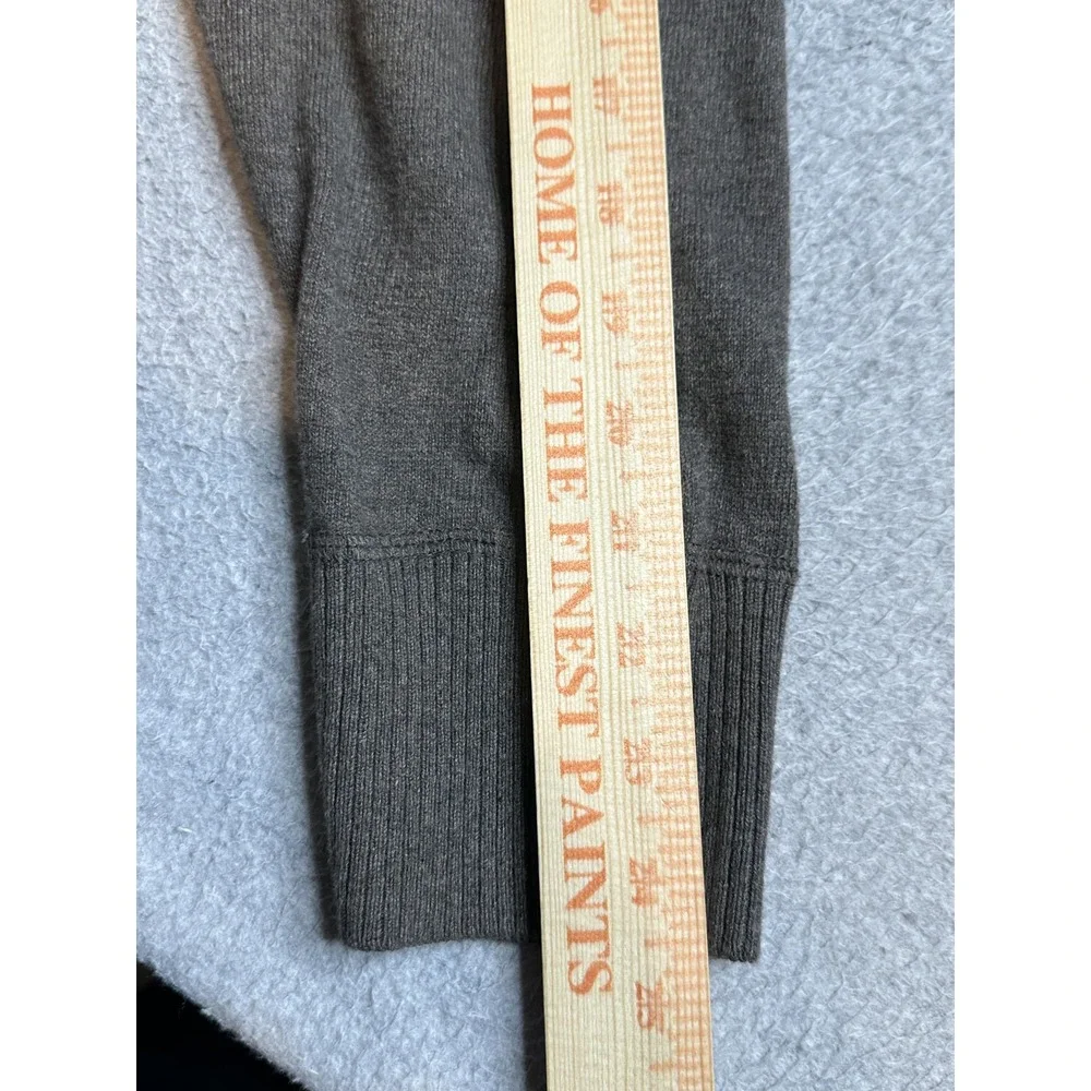 American Eagle Sweater Mens XL Vintage Fit Brown V-Neck Cotton 016579530 9351